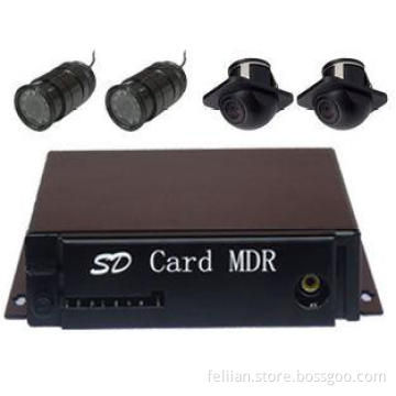 4 CH 64GB SD CARD H.264 PAL/ NTSC Mobile Car DVR With GPS
